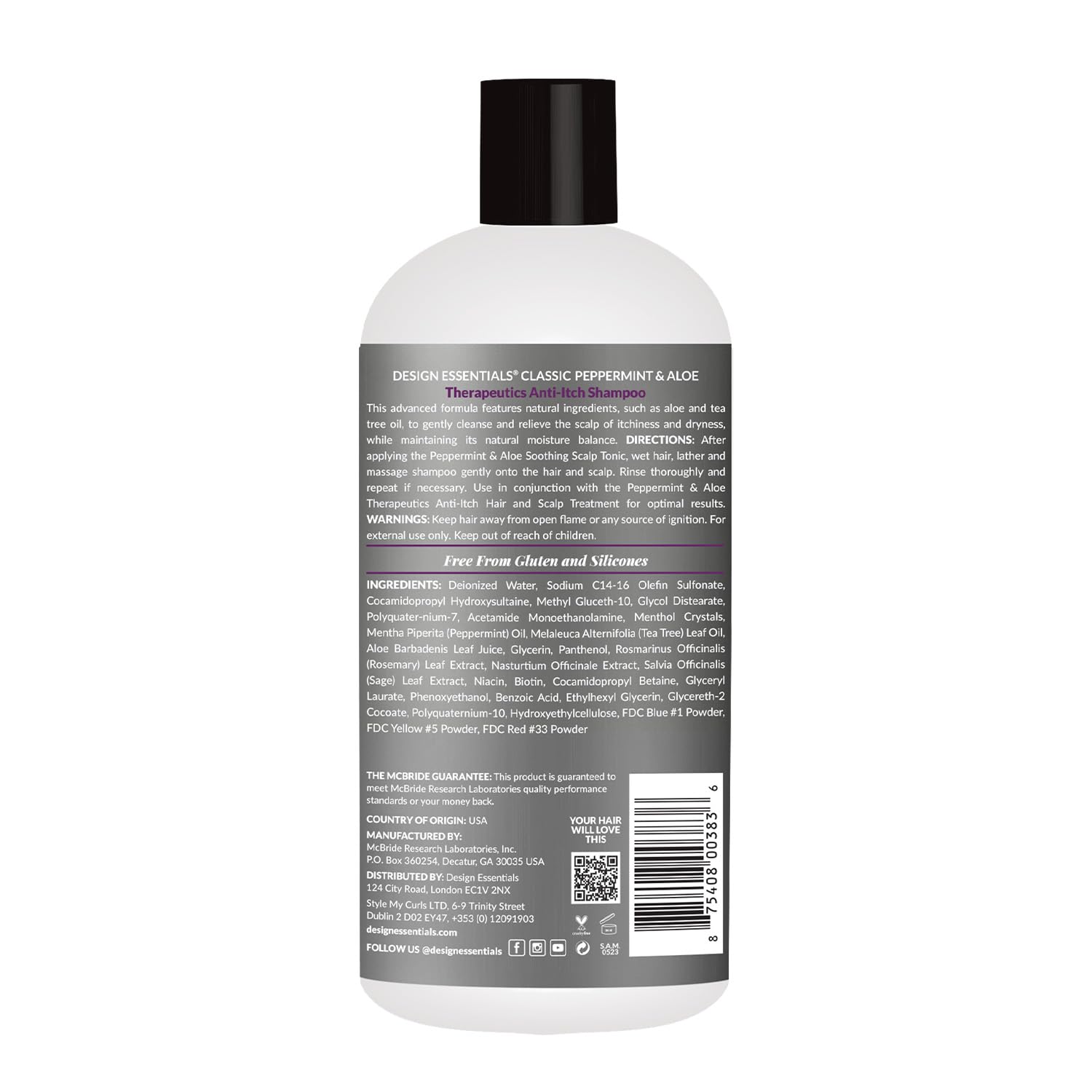 Peppermint & Aloe Therapeutics Anti Itch Shampoo