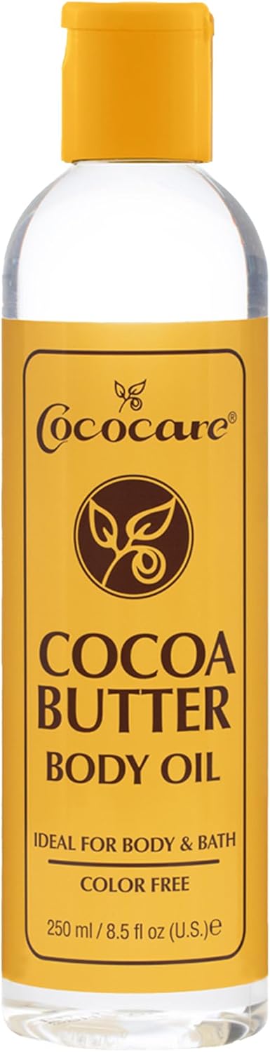 Cocoa Butter Body Oil Ideal For Body & Bath Color Free