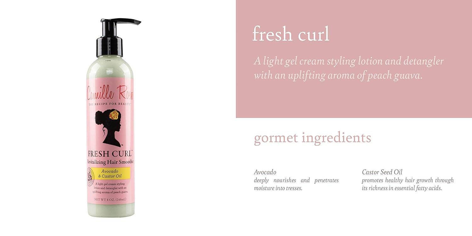 Fresh Curl Revitalizing Hair Smoother Avocado & Castor Oil