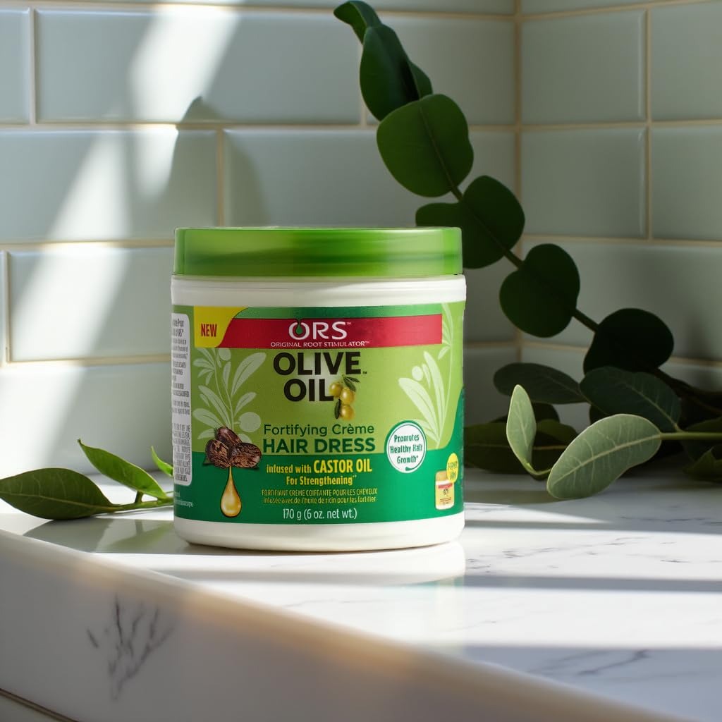 Olive Oil Fortifying Hair Creme Infused With Castor Oil