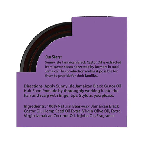 Jamaican Black Castor Oil Lavender Hair Food Pomade