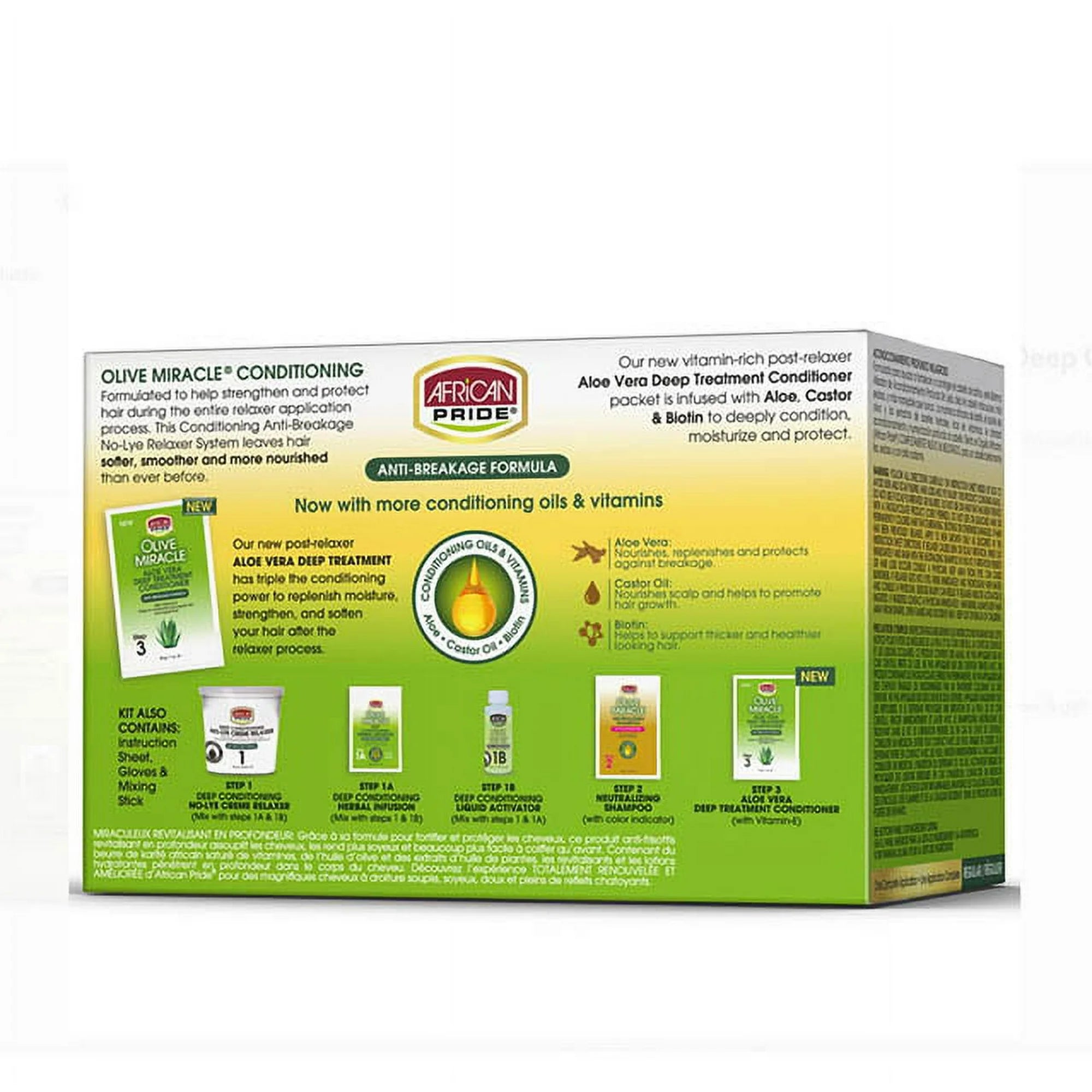 Olive Miracle Deep Conditioning Anti Breakage No Lye Relaxer