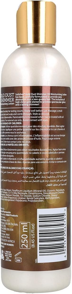 Gold Dust Shimmer Oil Mousturizer Lotion