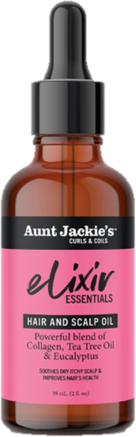 Elixir Essentials Hair & Scalp Oil Powerful Blend Of Collagen, Tea Tree Oil & Eucalyptus