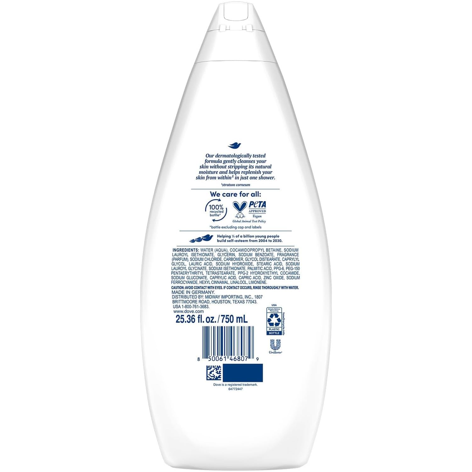 Hydrate Gently Cleanses For Instantly Softer,Smoother Skin Body Wash
