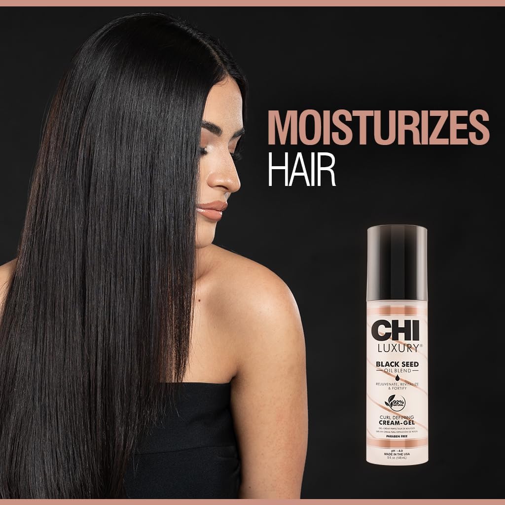 Luxury Balck Seed Oil Blend Curl Defining Cream Gel