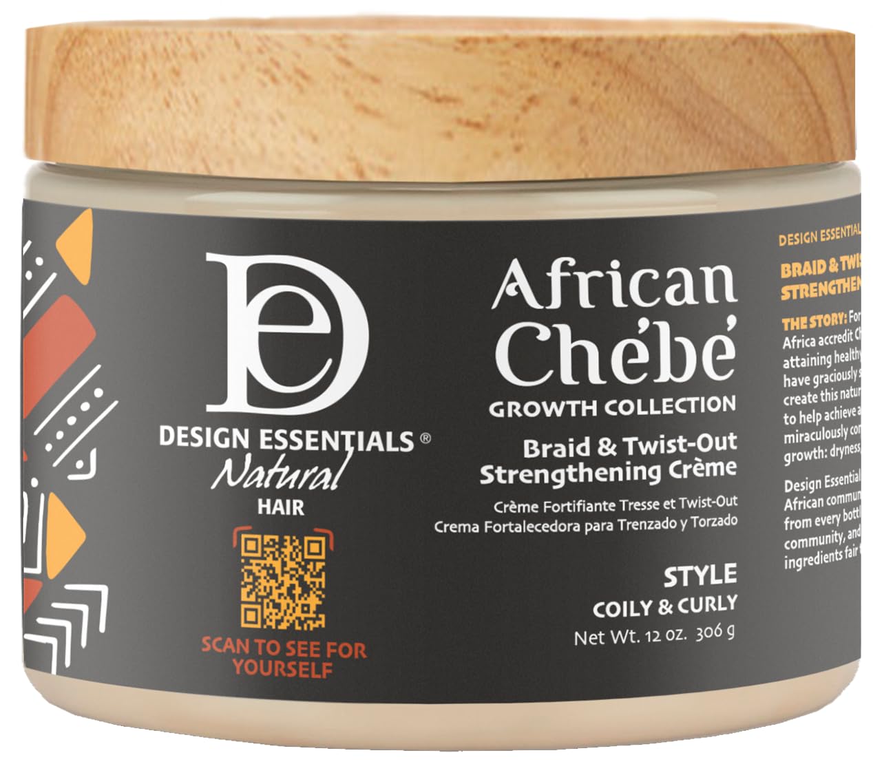African Chebe Growth Collection Braid & Twist Out Strengthening Creme