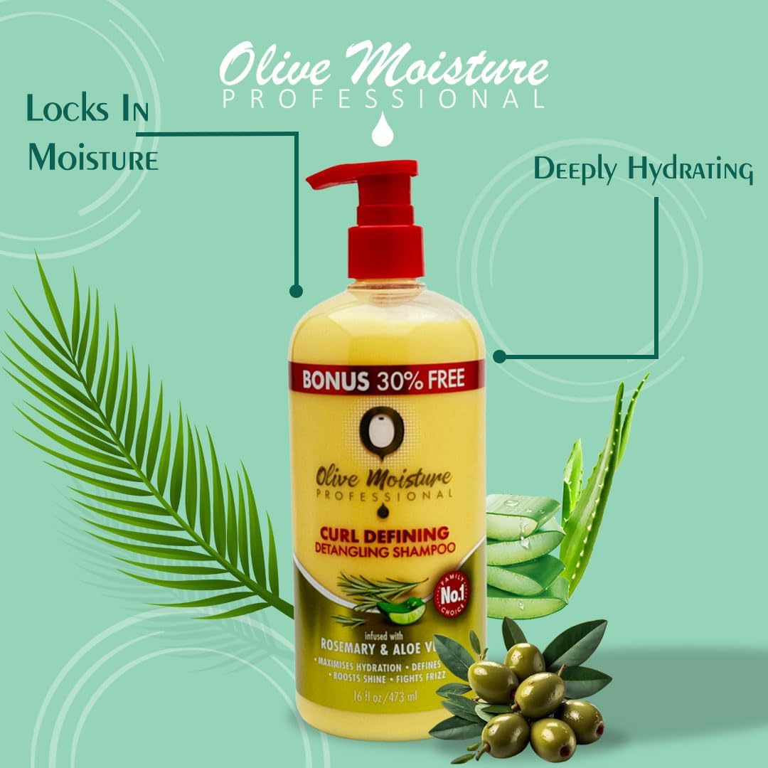 Curl Defining Detangling Shampoo Infused With Rosemary & Aloe Vera