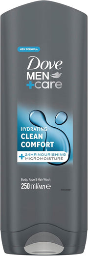 Men Care Clean Comfort Body,Face & Hair Wash