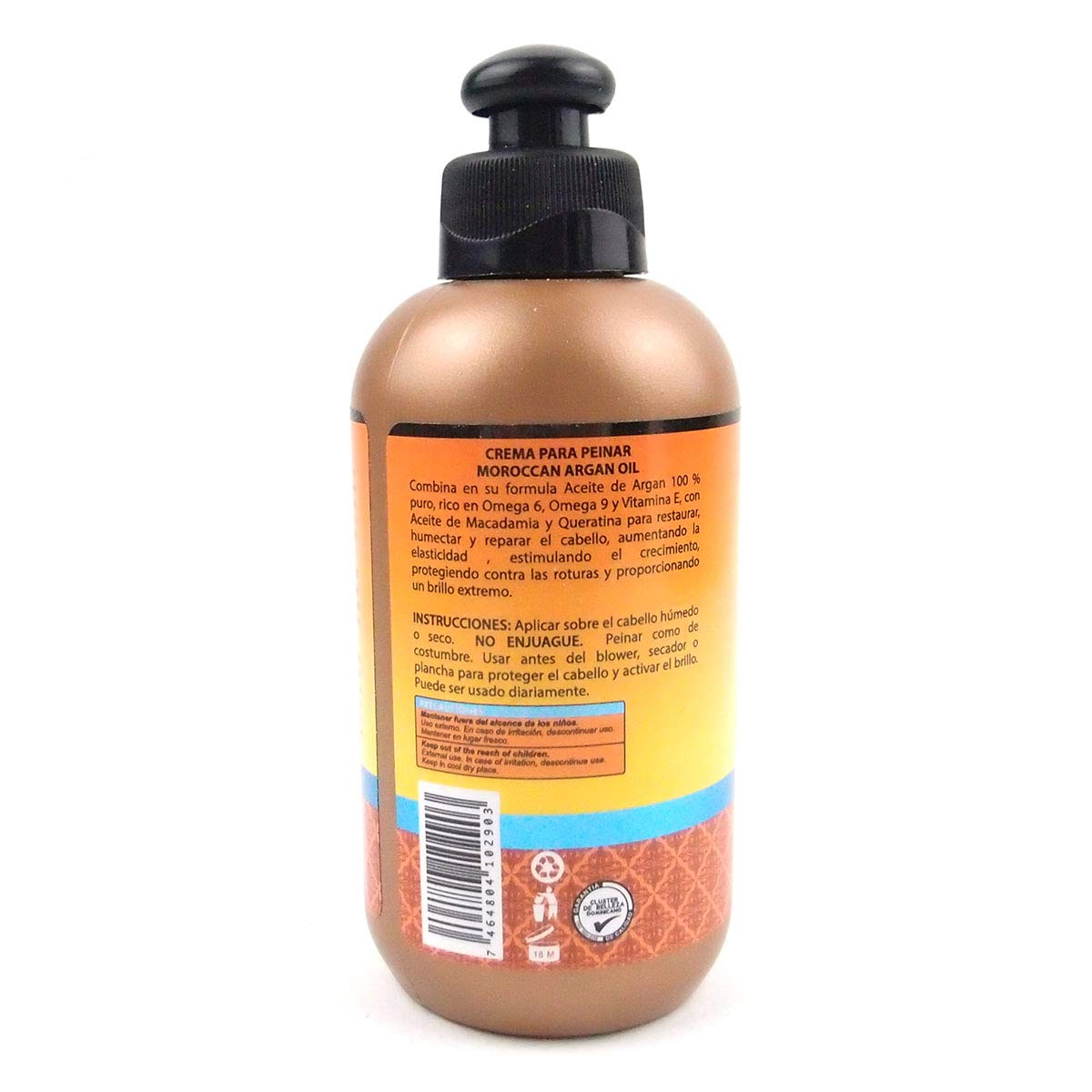 Moroccan Argan Oil Leave In Conditioner With Macadamia Oil And Keratin