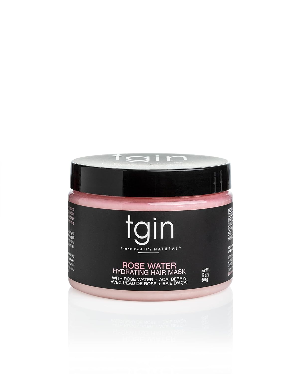 Rose Water Hydrating Hair Mask With Rose Water + Acai Berry