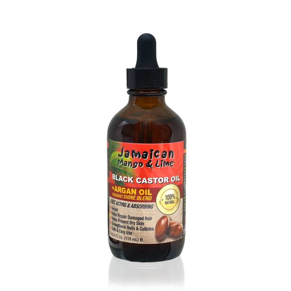 Pure Jamaican Black Castor Oil Argan Oil Radiant Shine Blend