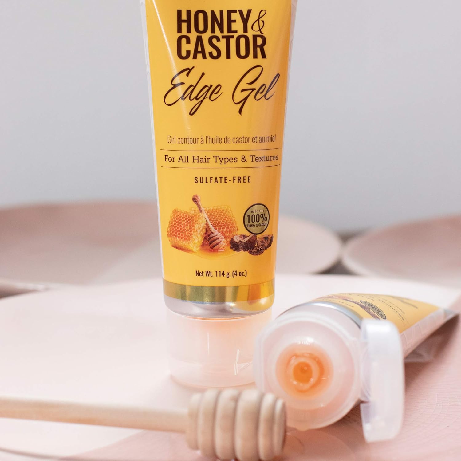 Honey & Castor Edge Gel