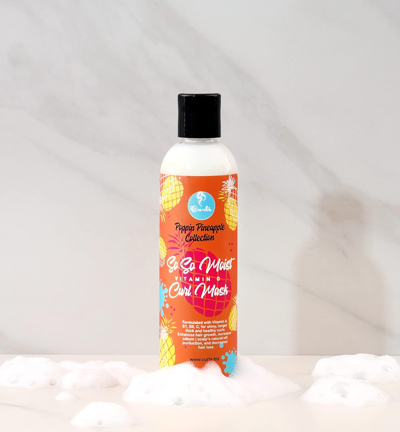 Poppin Pineapple Collection Vitamin C Curl Mask