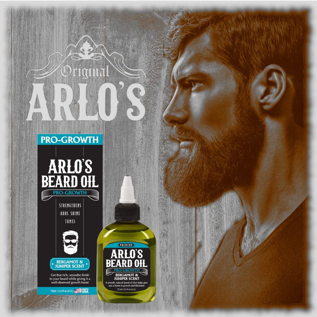 Beard Oil Pro Growth Bergamont & Juniper Scent