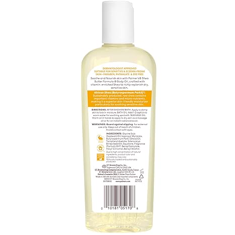 Raw Shea Nourish Body Oil With Vitamin E & A