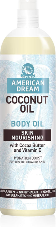 Coconut Oil Body Oil Skin Nourishing With Cocoa Butter And Vitamin E