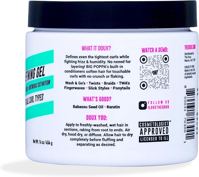 Big Poppa Defining Gel Poppin Curls For All Curl Types