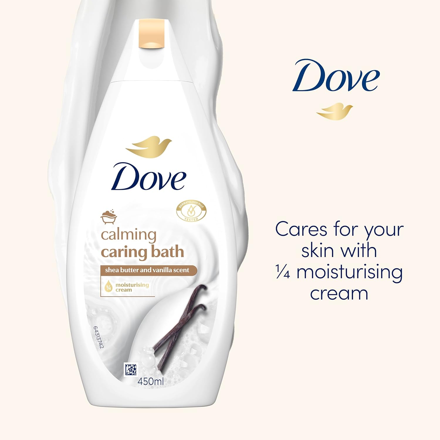 Calming Caring Bath Shea Butter And Vanilla Scent