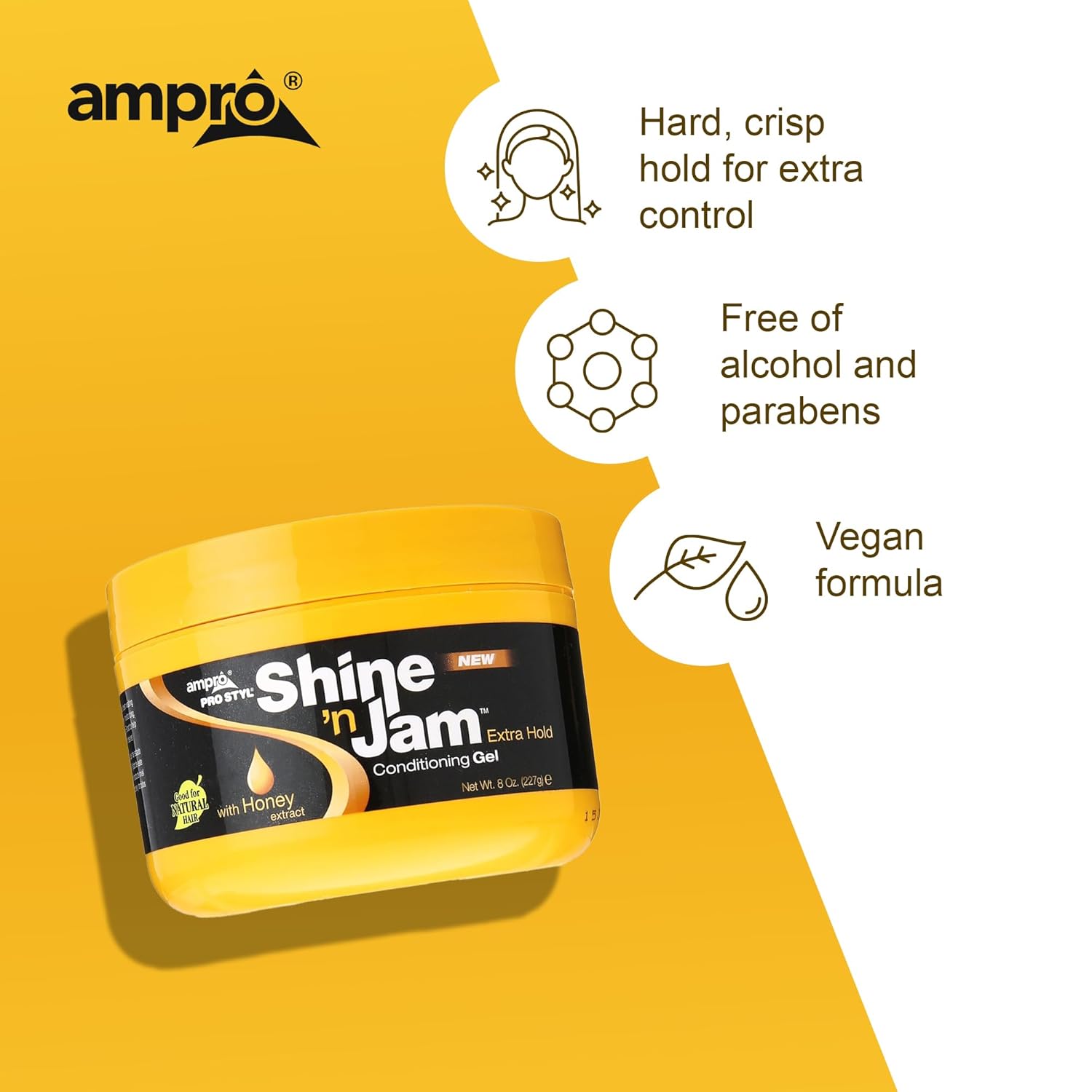 Shine N Jam Conditioning Gel Extra Hold With Honey Extract