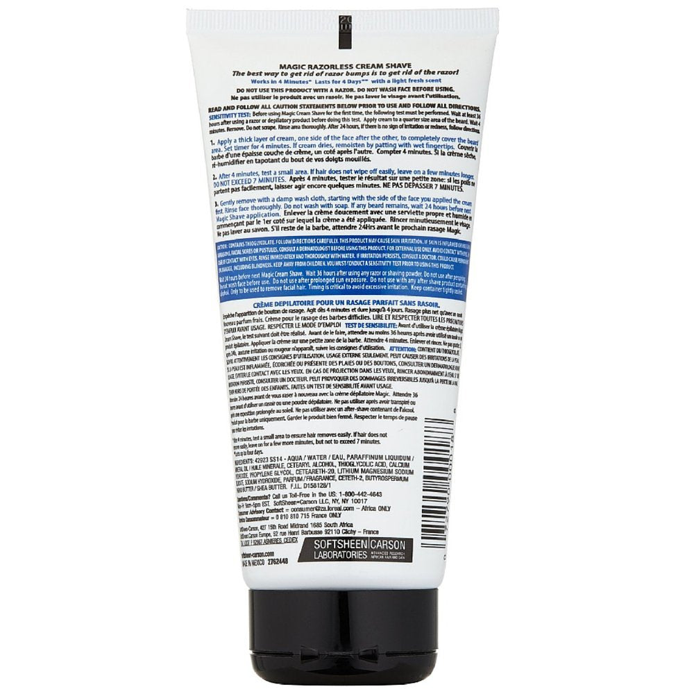 Razorless Shave Cream Regular Strength For Normal Beards