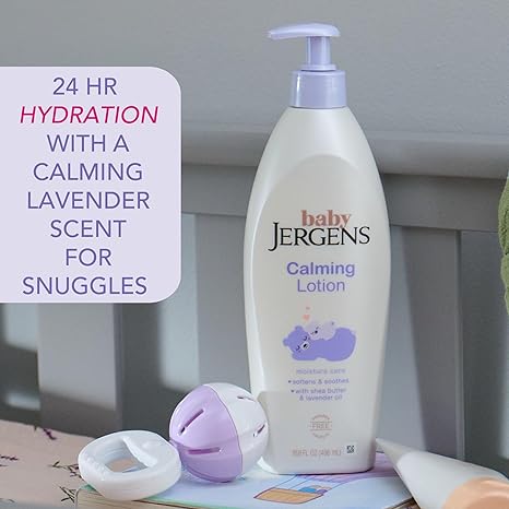 Baby Calming Lotion Moisture Care Softens & Smoothes With Shea Butter & Lavender Oil