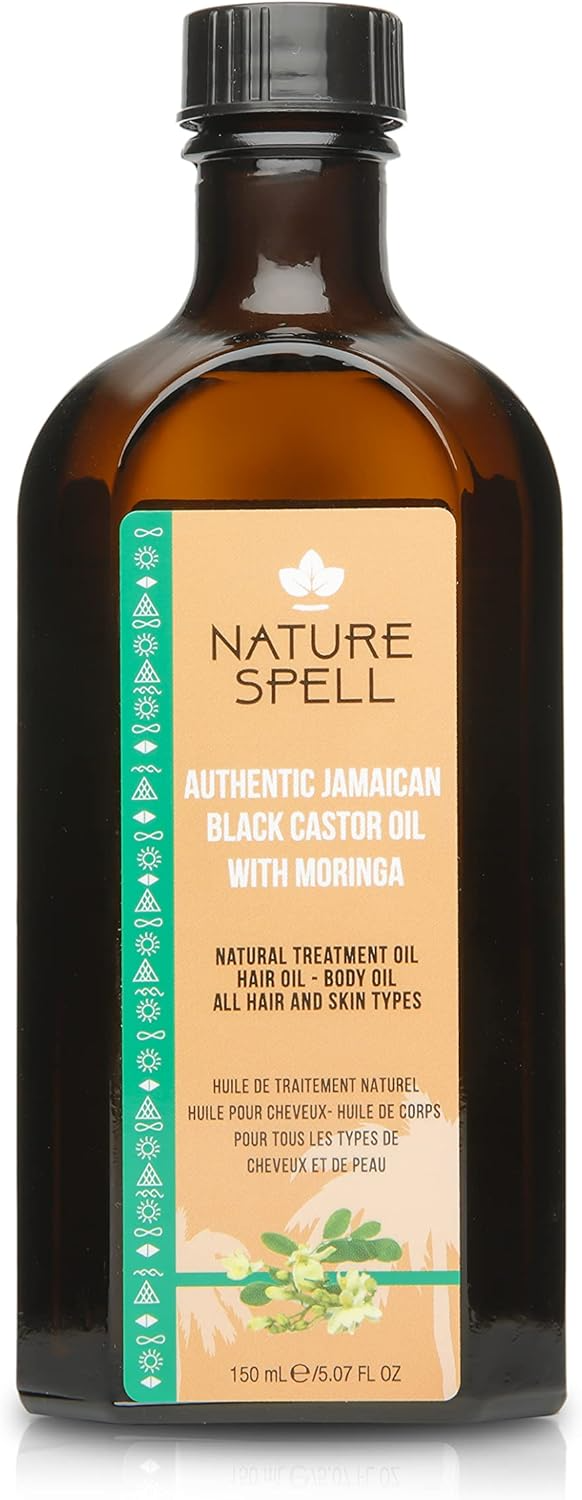 Authentic Jamaican Black Castor Oil With Moringa