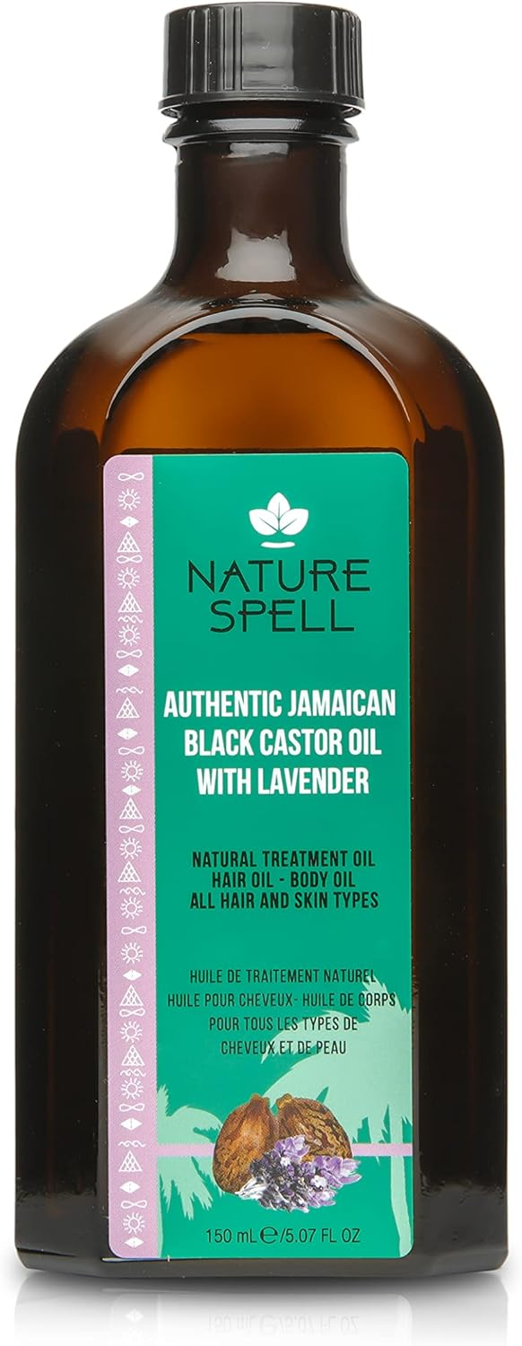 Authentic Jamaican Black Castor Oil With Lavender