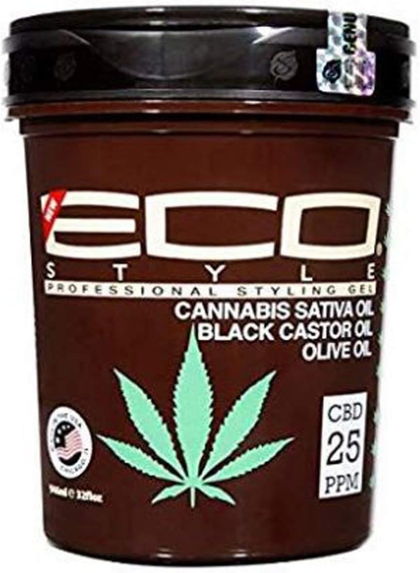 Cannabis Sativa Oil Black Castor & Olive Oil Styling Gel Cbd 25 Ppm