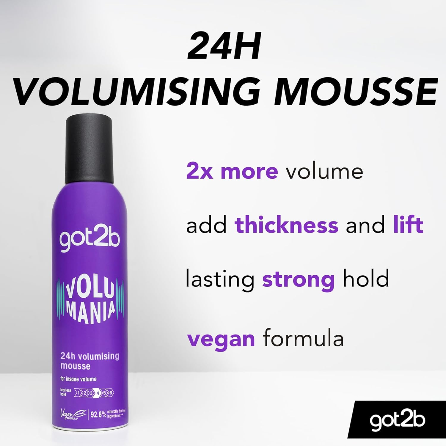 24H Volumising Mousse