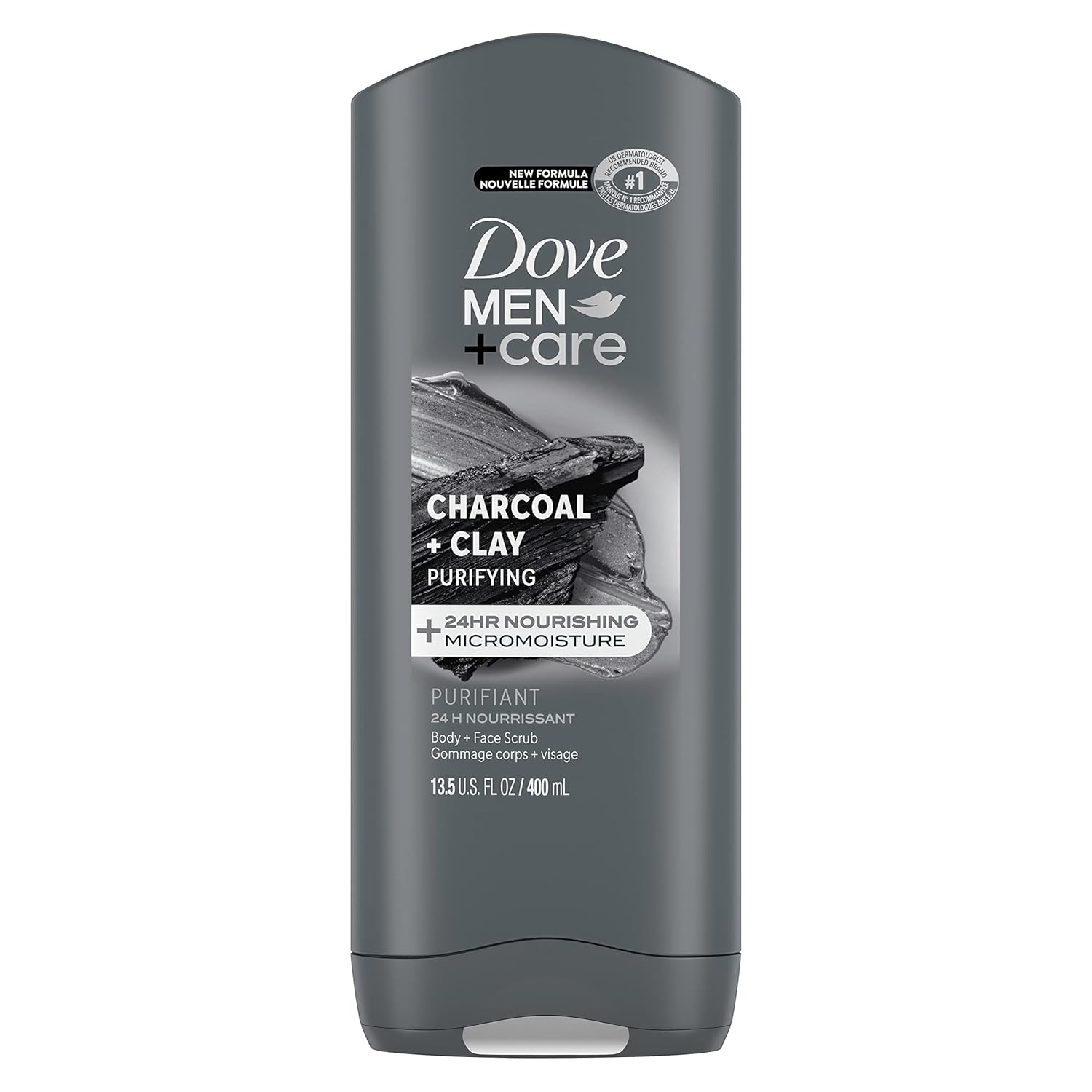 Men Care Charcoal + Clay Purifying Body & Face Wash