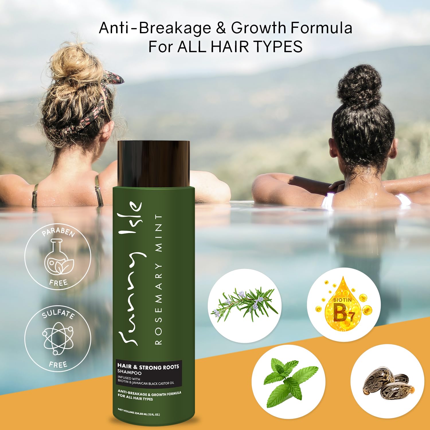 Rosemary Mint Hair & Strong Roots Shampoo