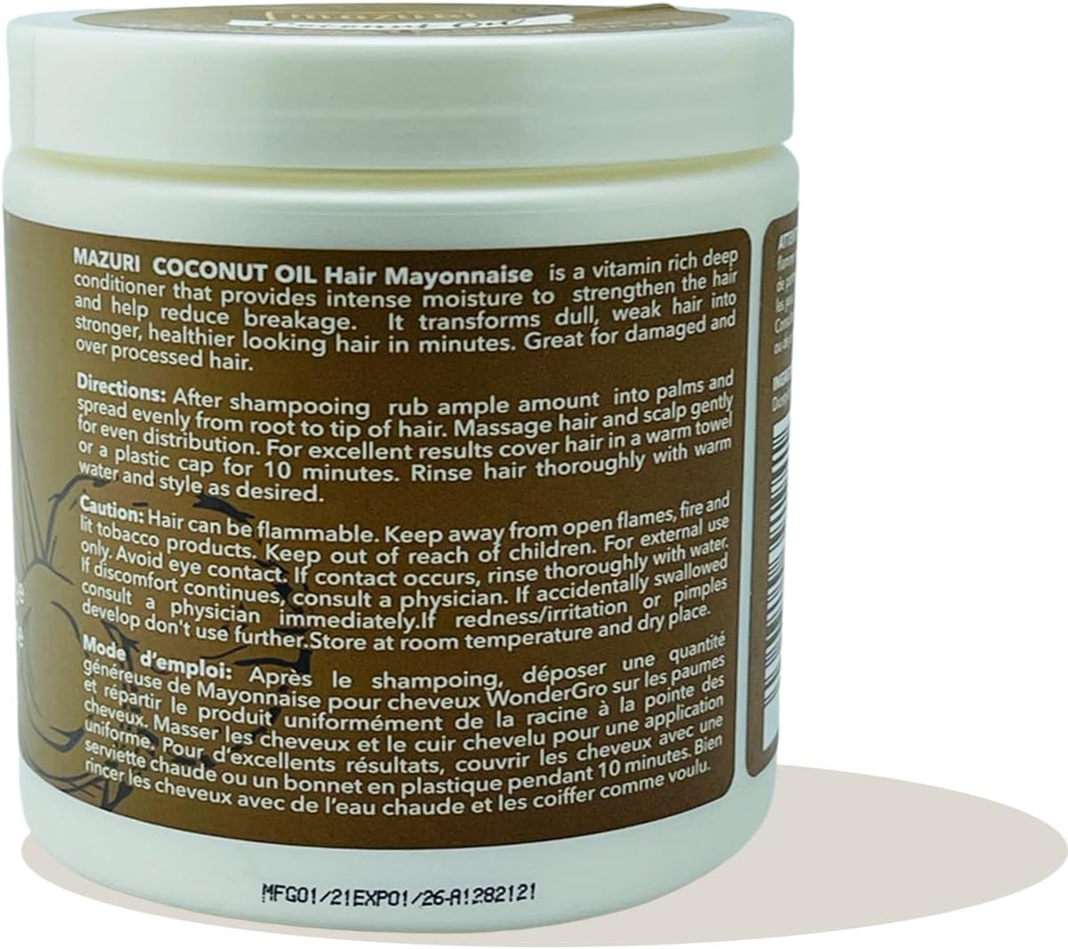 Hair Mayonnaise With Coconut Oil