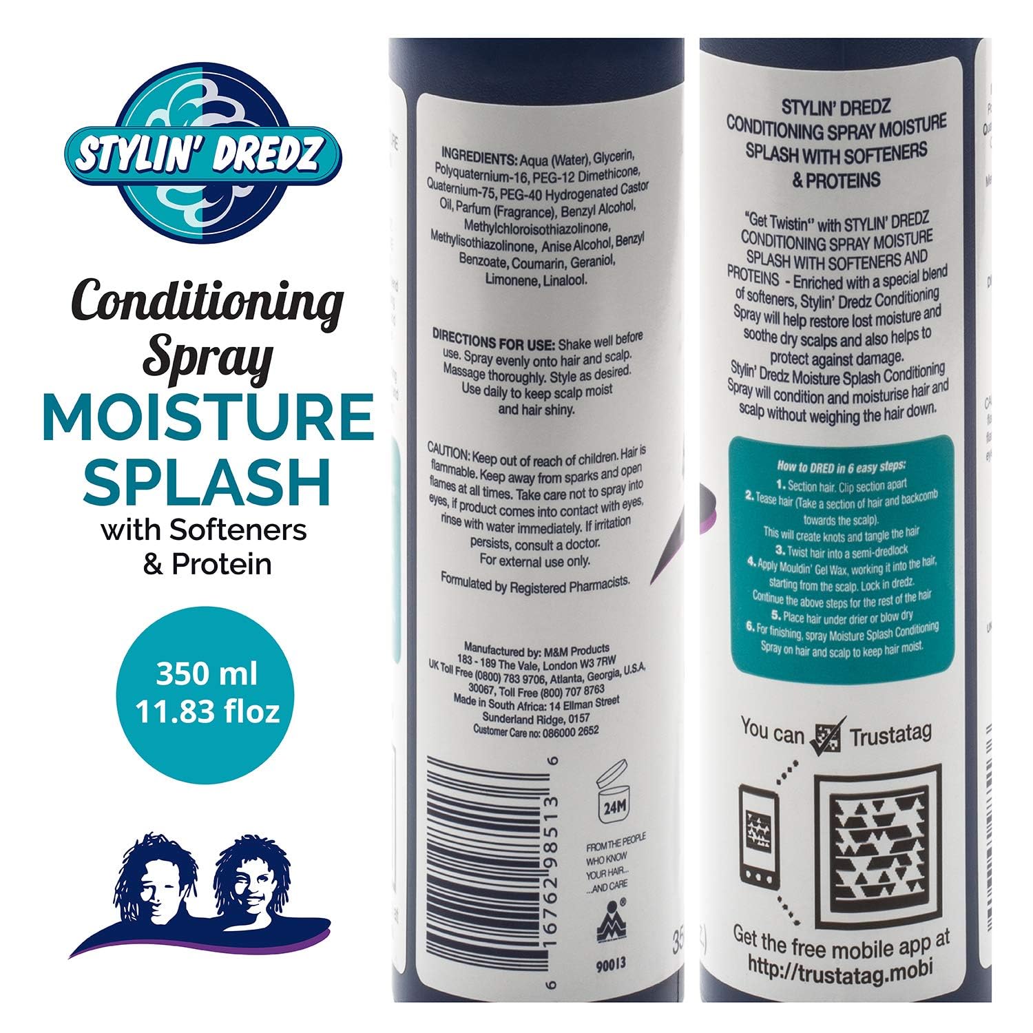 Moisture Splash Conditioning Spray With Softeners & Proteins