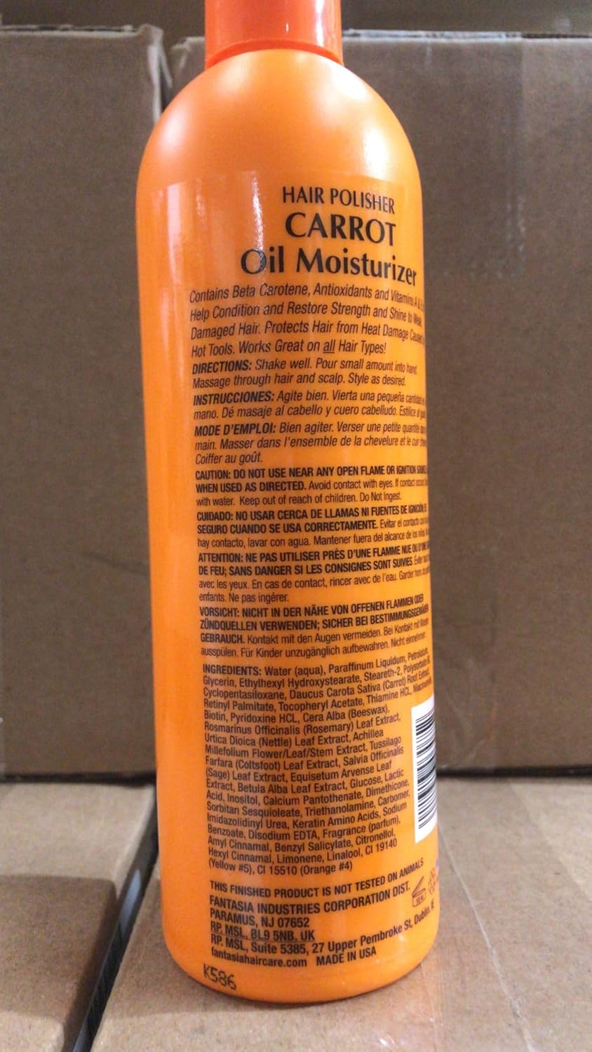 Hair Polisher Carrot Oil Moisturizer