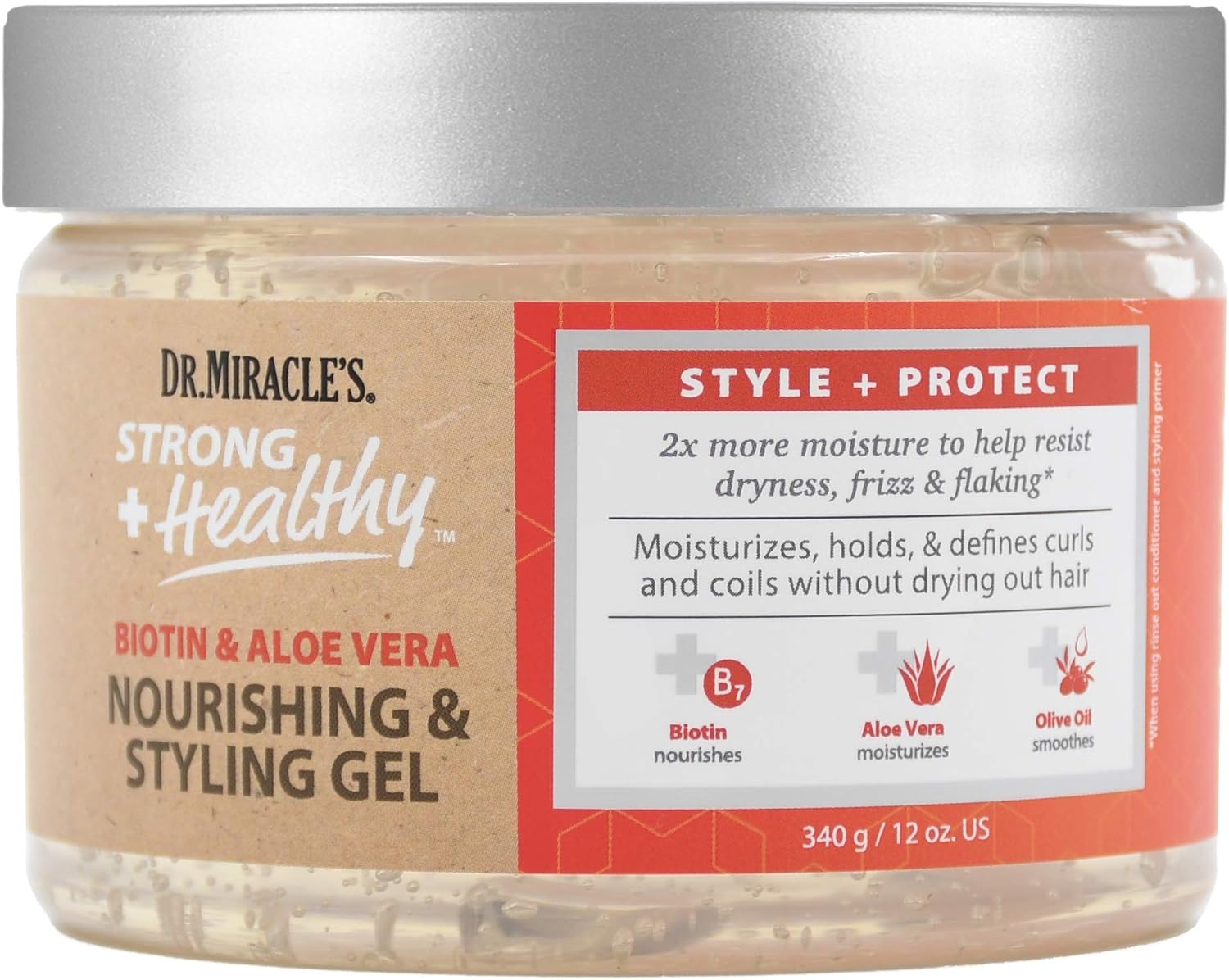 Strong & Healthy Biotin & Aloe Vera Nourishing & Styling Gel