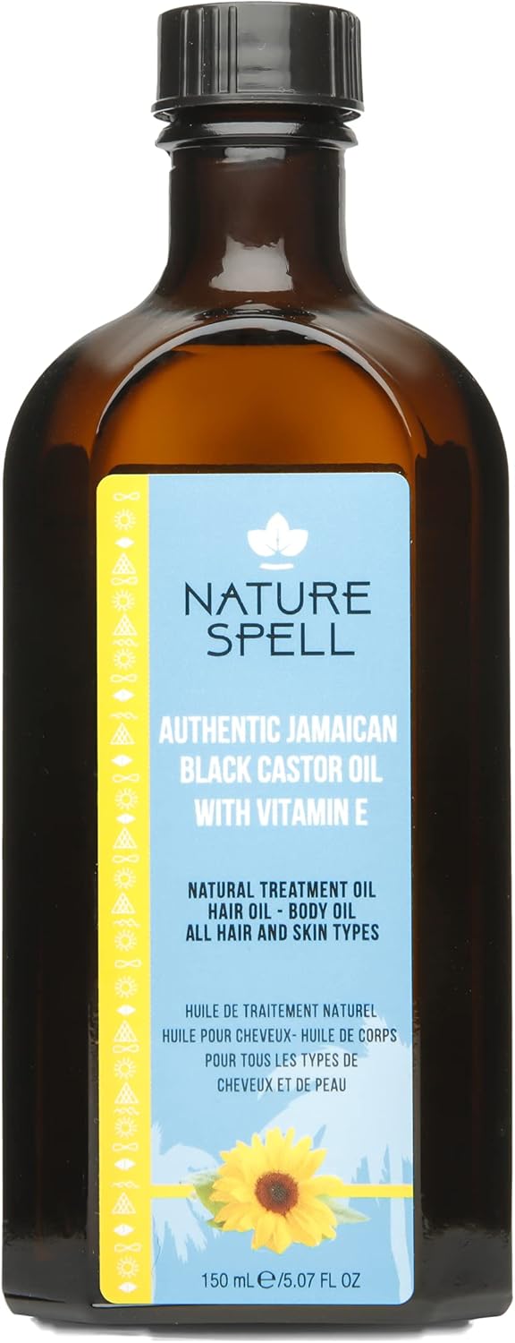 Authentic Jamaican Black Castor Oil With Vitamin E
