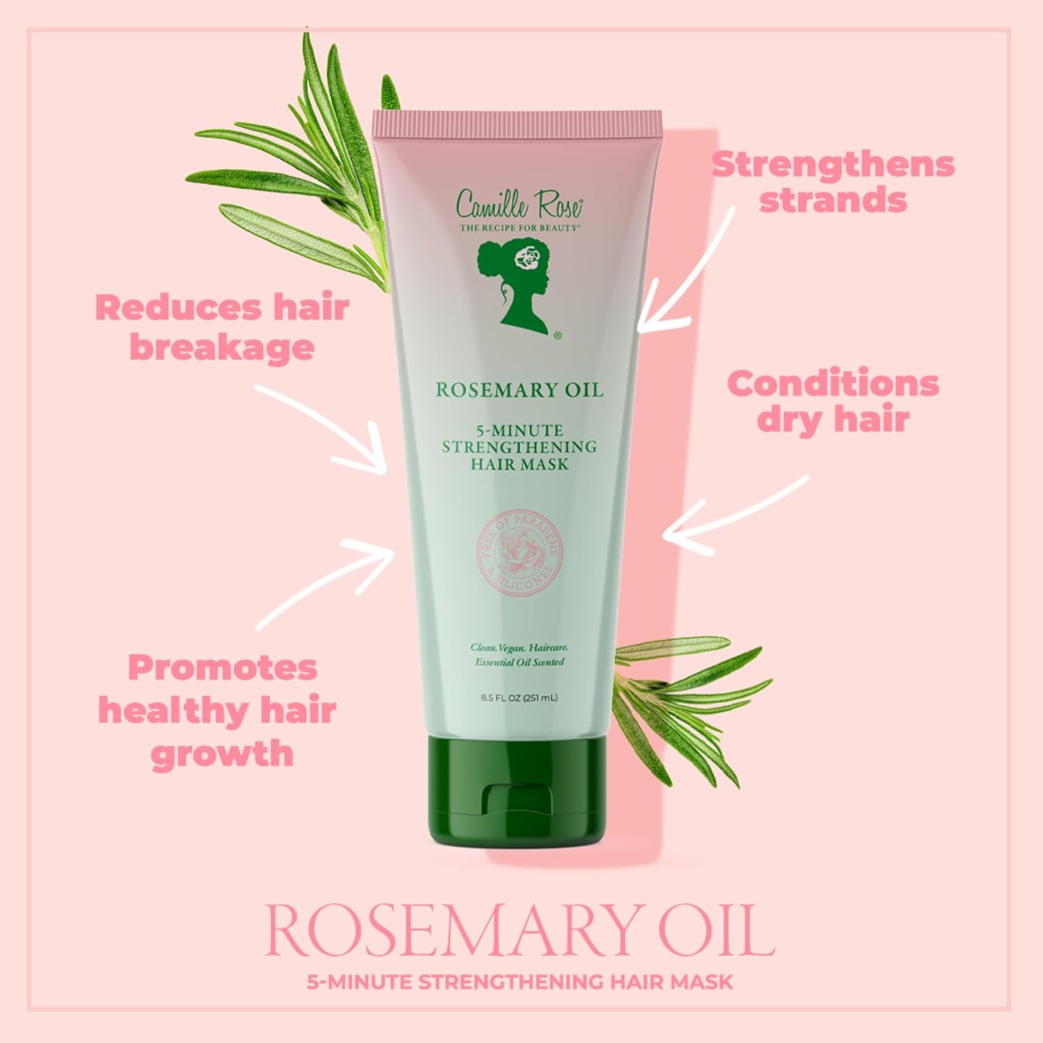 Rosemary Oil 5 Miniute Strengthening Hair Mask