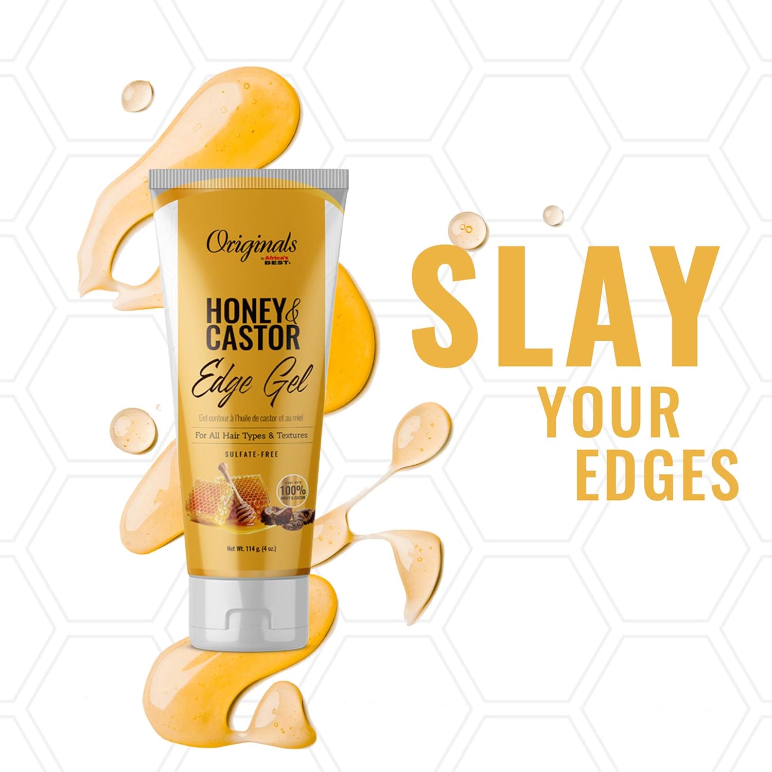 Honey & Castor Edge Gel