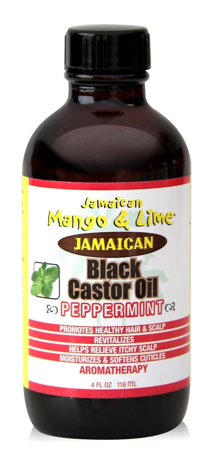 Pure Jamaican Black Castor Oil Peppermint