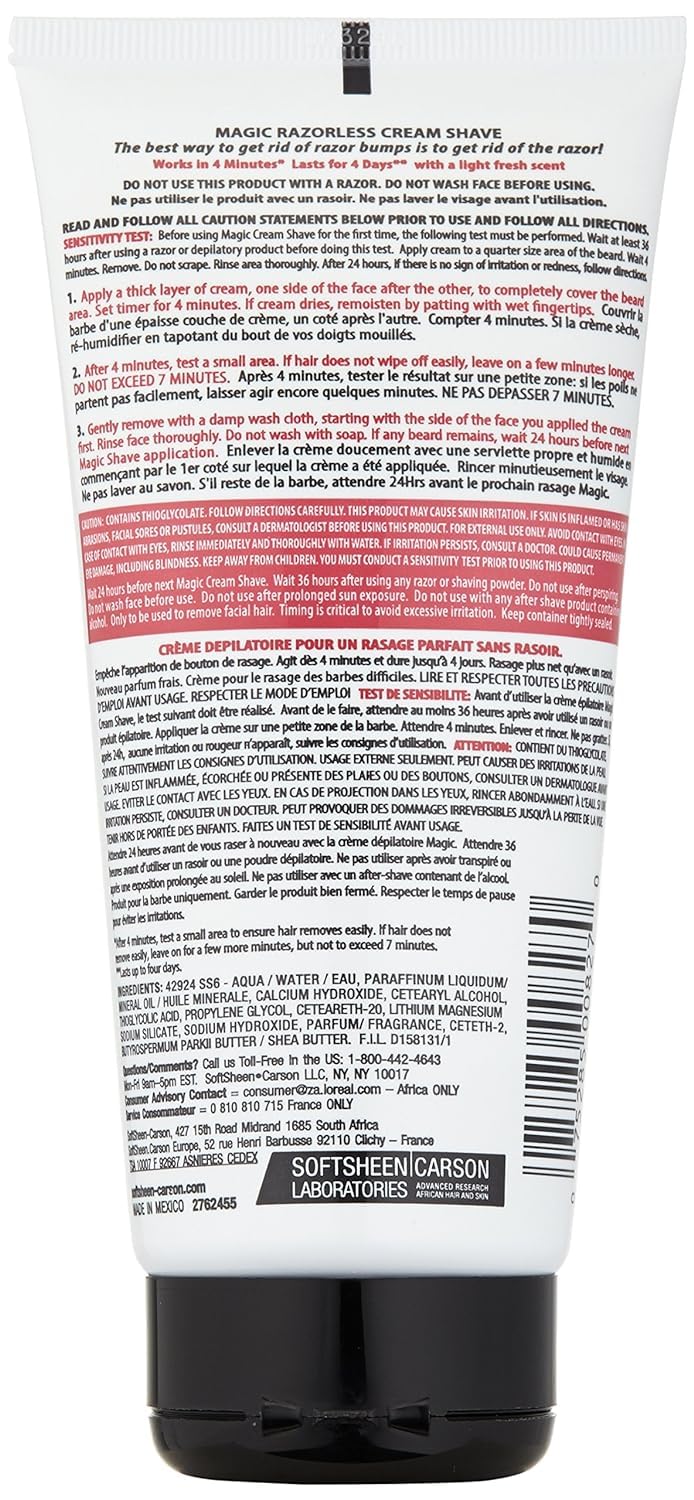 Razorless Shave Cream Extra Strengthn For Coarse Beards