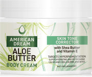 Aloe Butter Body Cream Skin Tone Corrector With Shea Butter and Vitamin E