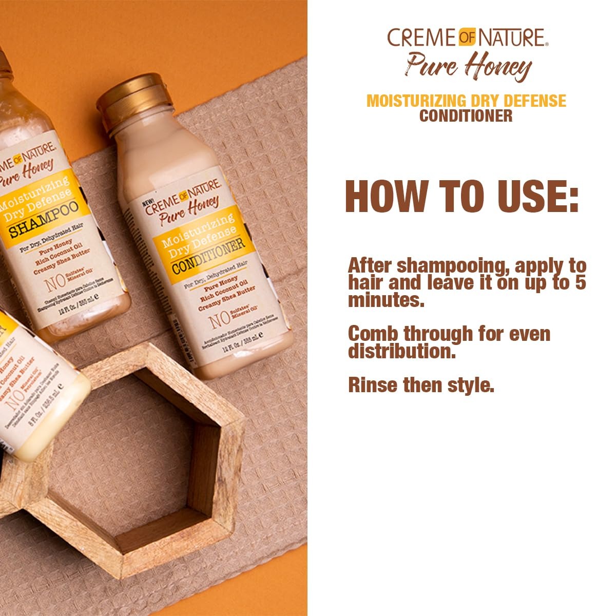Pure Honey Moisturizing Dry Defense Conditioner