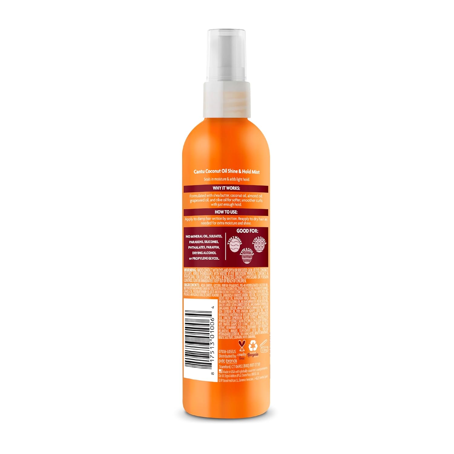 Shea Butter Coconut Oil Shine & Hold Mist