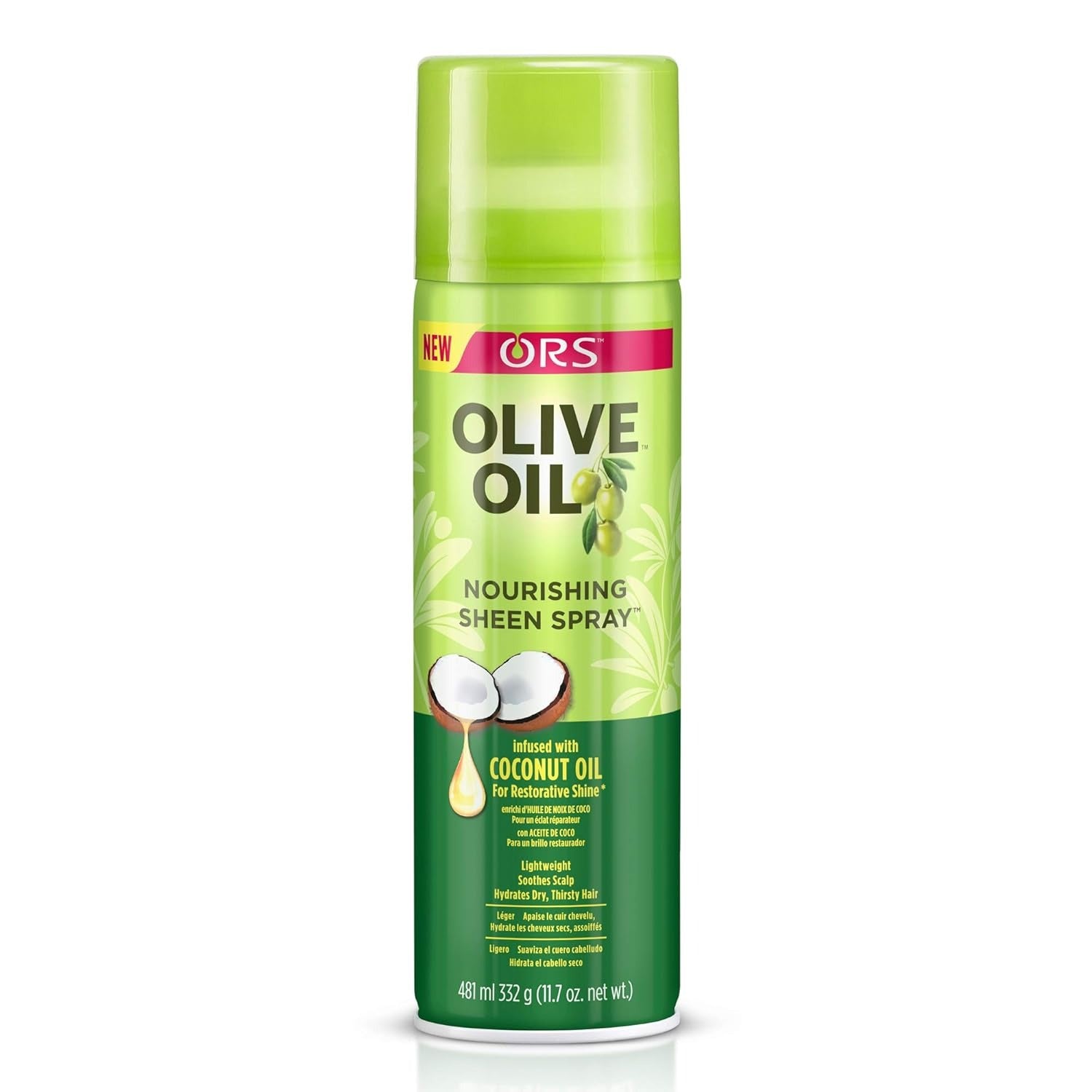 Olive Oil Nourishing Sheen Spray Infused With Coconut Oil
