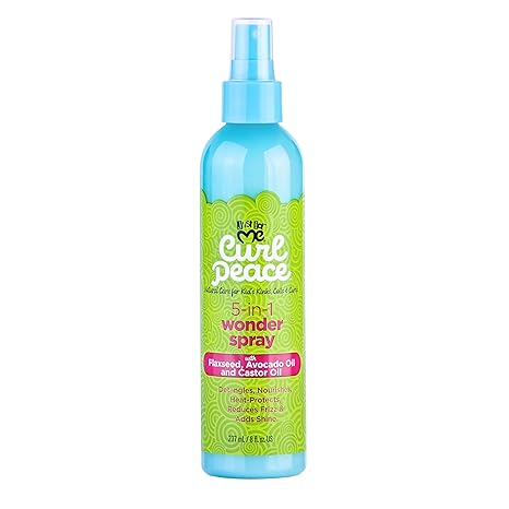 Curl Peace 5 In 1 Wonder Spray With Flaxseed, Avocado Oil & Castor Oil