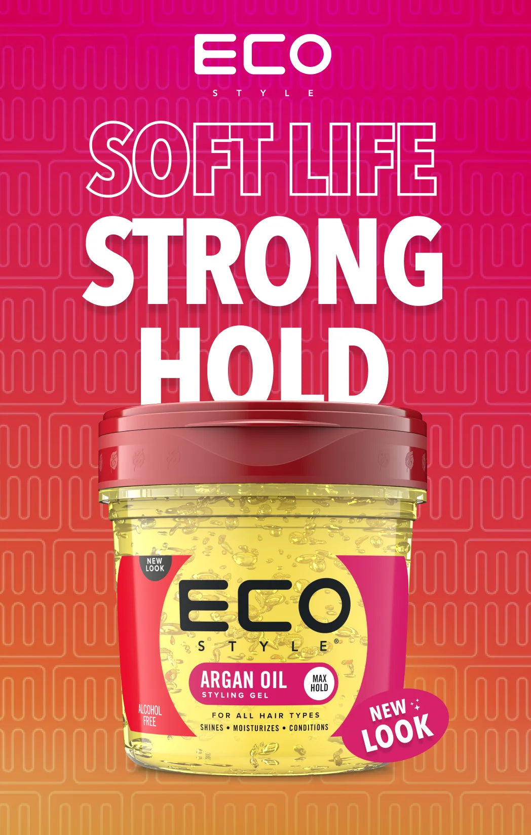 Argan Oil Styling Gel Max Hold For All Hair Types