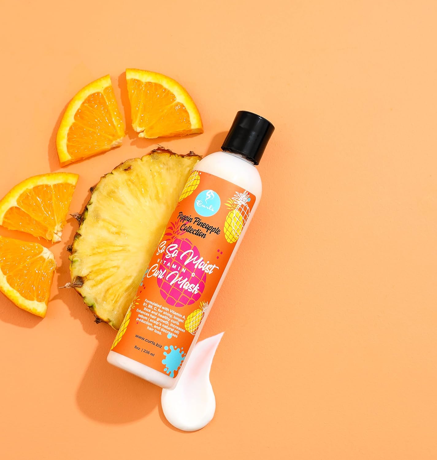 Poppin Pineapple Collection Vitamin C Curl Mask