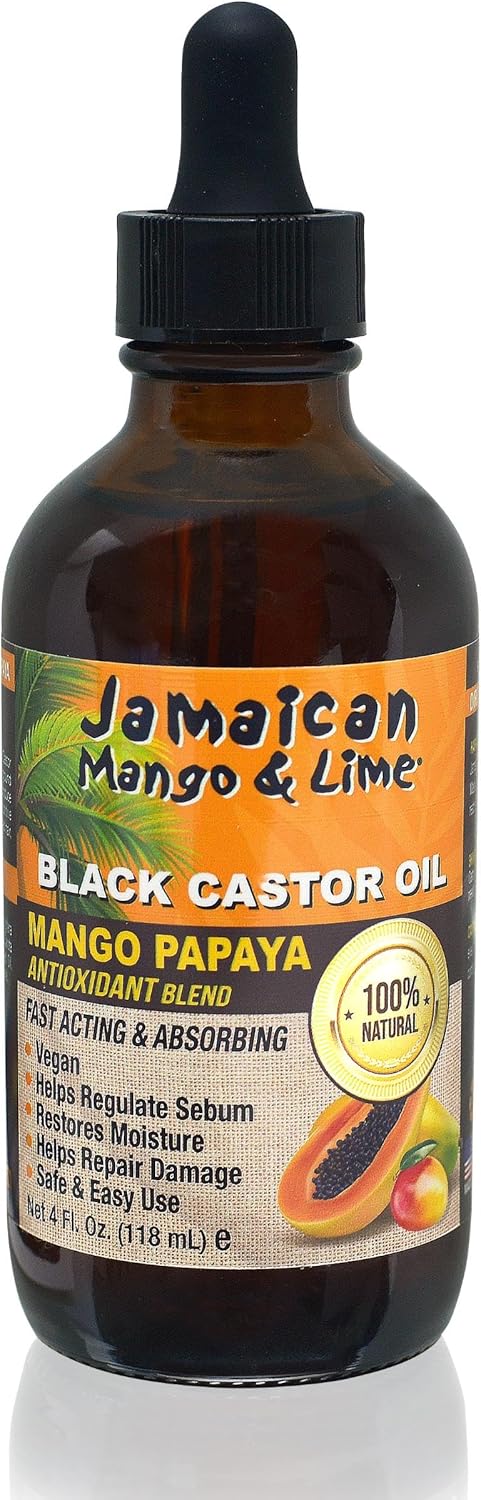 Pure Jamaican Black Castor Oil Mango Papaya Antioxidant Blend