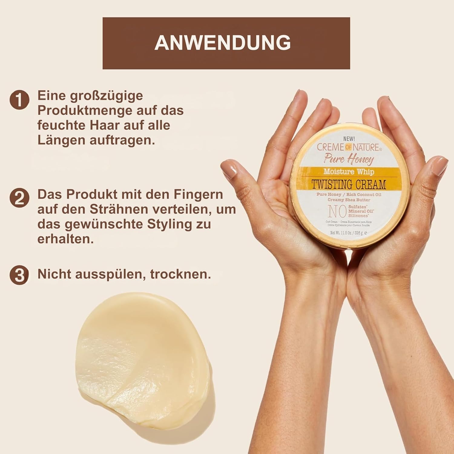 Pure Honey Twisting Cream